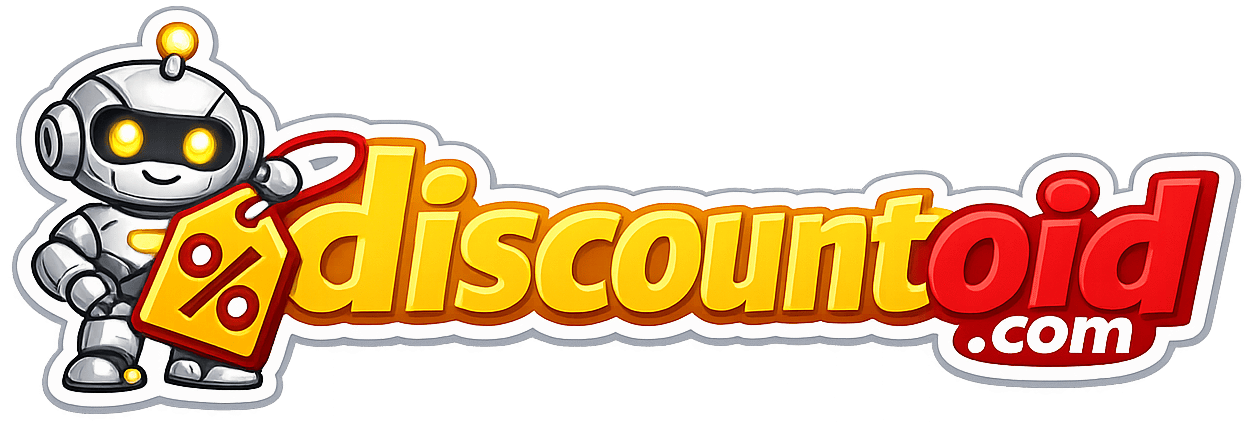 Discountoid logo – verified discount codes and deals